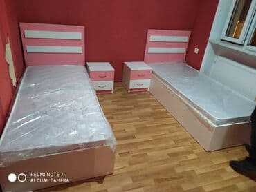 tek neferlik kravat: Oğlan üçün, Yeni, Çarpayı, Bazalı, Matras ilə, Siyirməsiz — 1