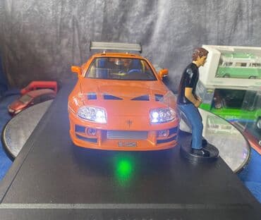 metbex tavan modelleri: Коллекционная модель Toyota Supra A80 Orange 1995 Jada Toys Art — 11
