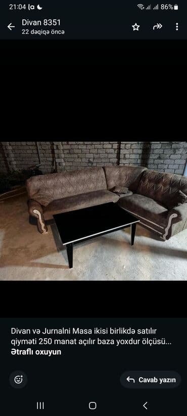 ehmedlide kiraye evler 200 azn: Künc divan — 1