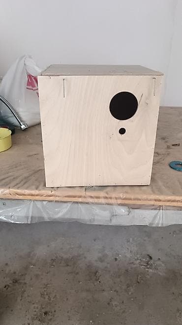 Yuvalar: Məhsul: Taxta quş yuvası/küçük quşlar üçün yuvalama qutusu Təsvir: - — 7