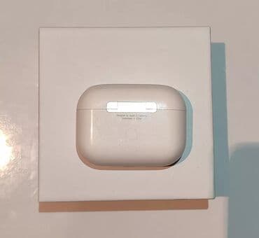 чехлы на аирподс 2: Б/у Беспроводные (Bluetooth) Наушники, Apple, цвет - Белый — 2