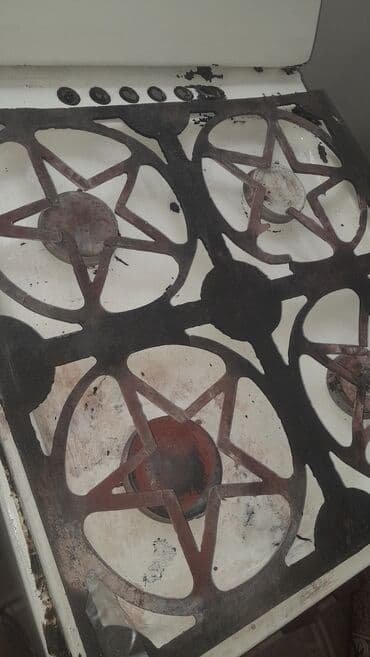 Миксеры: Газовая печь Отдельностоящая, 4 конфорки, Требуется ремонт — 5