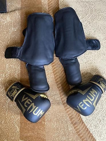 Venum boks dəsti – əlcəklər və qamışaqlar (leg/shin guards) - Brend — 2