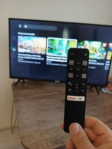 plazma telvizor: TCL Smart TV – Android TV platforması ilə - Ekran: təxminən 40–43 — 1