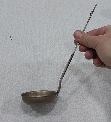 qədim samovar satisi: Qaşıq dəsti sovet istehsalı gümüşü rəngli dekorativ qaşıq dəsti, sovet — 8