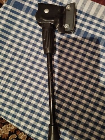 Mərmər effektli PVC panellər: Velosiped üçün yan dayaqlıq (seleyka) - Material: möhkəm metal gövdə — 2