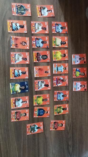 fact and figures: Məhsul: Futbolçu kolleksiya kartları dəsti (Platinum Kart seriyası) — 1