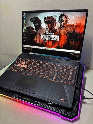 8 pulus: ASUS TUF Gaming, 15.6 ", AMD Ryzen 7, 512 GB, Rayonlara çatdırılma, Pulsuz çatdırılma — 1