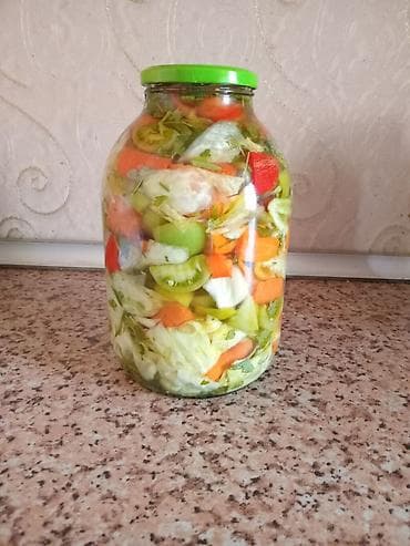 acı bibər turşusu qiyməti: Kelem tursusu 3kq balon 6azn qarisiq kelem tursusu 3kq balon 6azn — 3