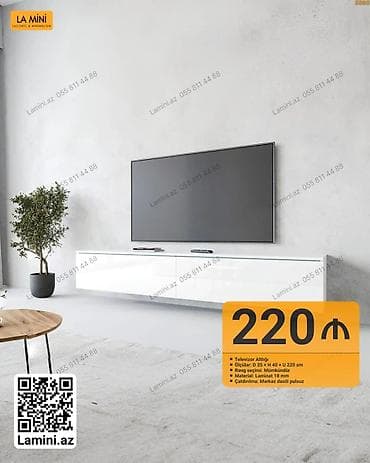 Düz TV altlığı, Laminat