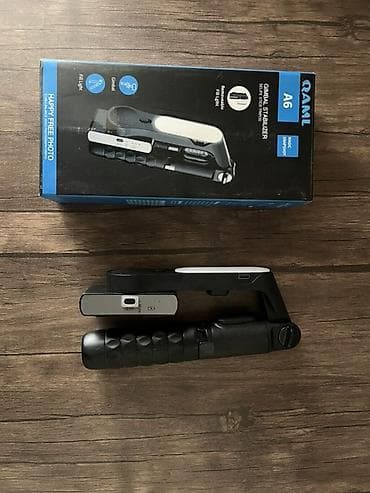 QAML A6 – smartfonlar üçün çoxfunksiyalı gimbal/selfi çubuğu/tripod -