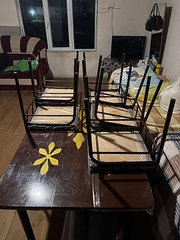 bag evi ucun stol stul: Mətbəx üçün, rəng - Qara Stul — 1