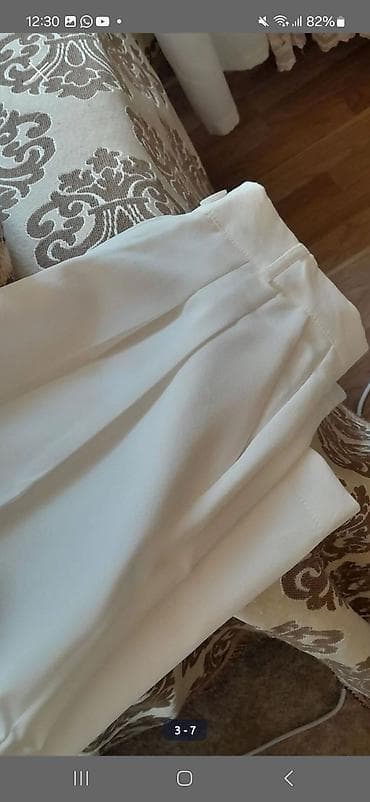 Ağ rəngli qadın şalvarı - Brend: HA Istanbul (etiketli) hec lalafo.az -da Ağ rəngli qadın şalvarı - Brend: HA Istanbul (etiketli) hec