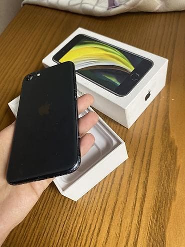 plaşdeşin 3: IPhone SE 2020, 64 GB, Qara, Barmaq izi — 2