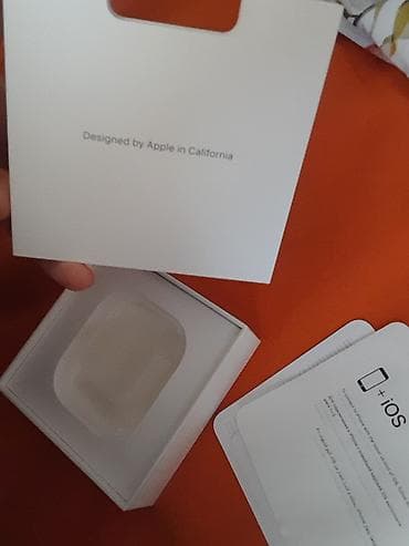 macbook ikinci el: İşlənmiş Simsiz (Bluetooth) Qulaqcıqlar, Apple, rəng - Ağ — 5