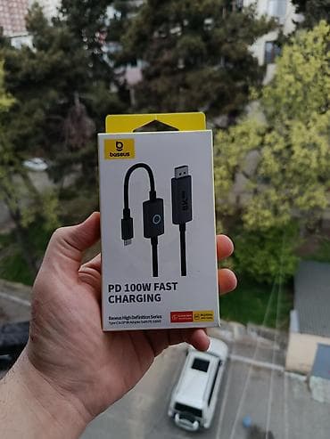 hp pavilion gaming: Baseus Type‑C to DisplayPort 8K Adapter – PD 100W Fast Charging - — 1