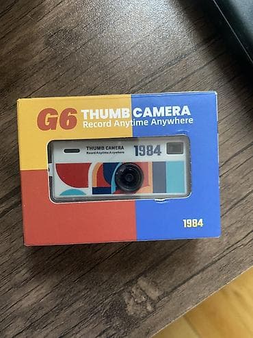 G6 Thumb Camera – mini video/foto kamera Xüsusiyyətlər: - Çox kiçik