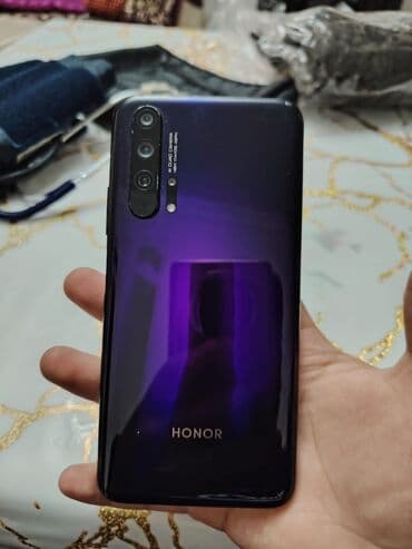 телефон fly fs521 power plus 1: Honor 20 Pro, 256 ГБ, цвет - Фиолетовый, Отпечаток пальца — 1