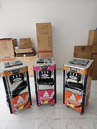 Dondurma aparatı Goshen 3 rəngli Yumşaq Dondurma Maşını ✅️ Stolüstü