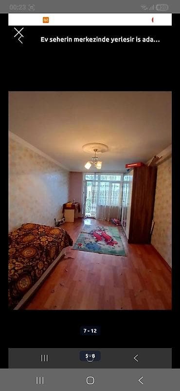 Seherin merkezinde 3 otagli ev kiraye verlir evde 1 xanim qalir 2 — 4