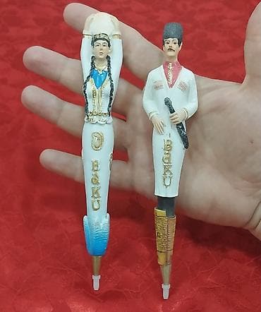 rengli qelem: Suvenir qələm dəsti – Baku tematikası. - Dizayn: Azərbaycan milli — 1