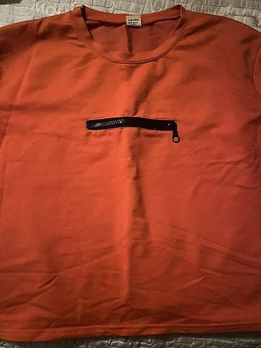 yun paltarlar: Futbolka, S, rəng - Narıncı — 1