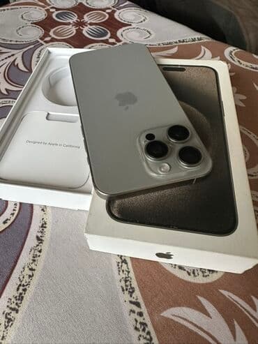 iphone kamera qoruyucu: IPhone 15 Pro Max, 256 GB, Natural Titanium, Face ID — 4