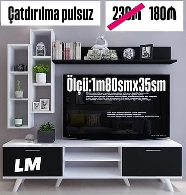 su suzen das: TV STEND / TV altı Yeni və sifarişlə hazırlanır. Ölçü: 1m80sm x — 1