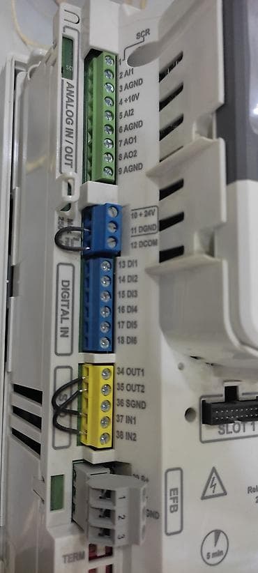 statır: ABB ACS580-01-018A-4 frekans çeviricisi (VFD) 7.5 Kw Texniki — 5