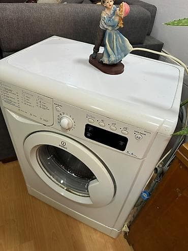 Elektronika: Paltaryuyan maşın Indesit, 5 kq, İşlənmiş, Avtomat, Qurutma var, Kredit yoxdur, Ünvandan götürmə, Ödənişli çatdırılma — 3