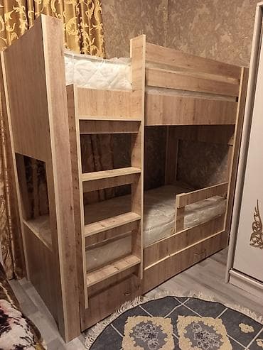 Oğlan və qız üçün, Yeni, Çarpayı, Matras ilə, Siyirməli, Laminat — 2
