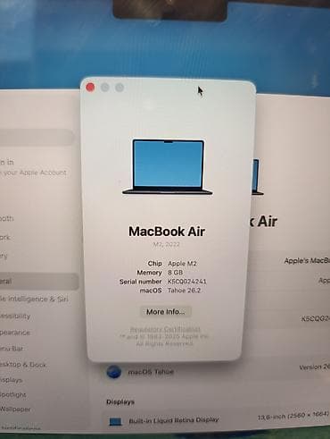 редуксин лайт ош: MacBook Air M2/8/256 — 7