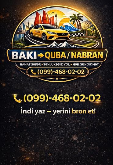 bakı gəncə avtobus bileti: Minik avtomobili, Bakı - Quba — 2