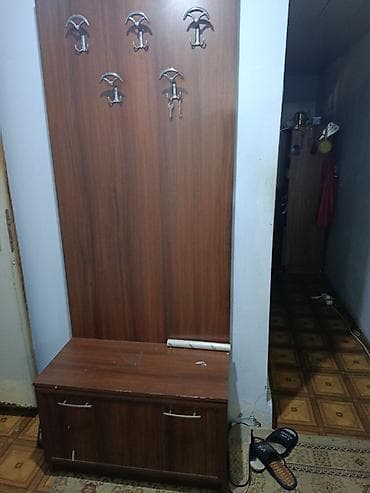 isqaf: Dəhliz üçün modul mebel dəsti - Material: ağac teksturalı laminat — 2