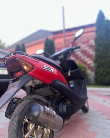 w202 dönmə işığı: Qırmızı rəngdə ZX skuter Məlumat: - Kompakt və yüngül kuzov, şəhər — 5