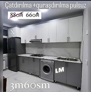 Mətbəx mebeli – müxtəlif ölçü və modellər - Hazır dəstlər və