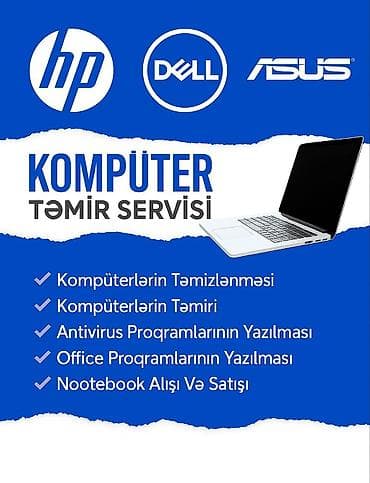 Услуги по строительству и ремонту: 👨‍💻💁Kompüter Təmiri 🖥️Kompüterlərin Formatlanması - 20 Azn 📂Windows — 1