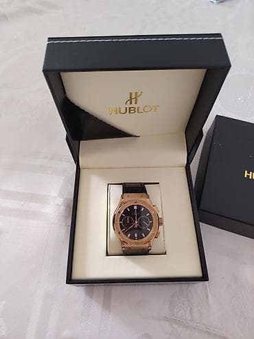 rolex saati: Qol saatı, Hublot, rəng - Qızılı — 7