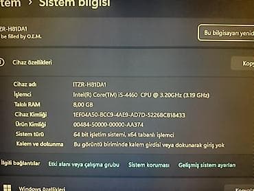 braun uzqırxan: Masaüstü kompüter – Intel Core i5 və GTX 1050 Ti ( oyunlar) Gta5 70 — 3