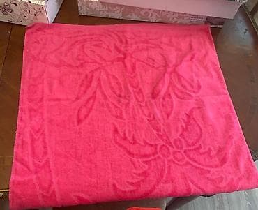 Hamam üçün rəng - Çəhrayı Pambıq Dəsmal