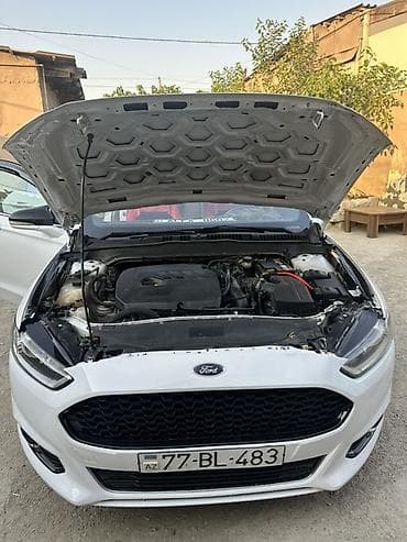 Ford Fusion sedan - Korpus: ağ rəng, 4 qapı, liftback üslublu arxa — 8