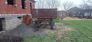 Kənd təsərrüfatı üçün qoşqu (iki oxlu) - Metal karkaslı, hündür — 4