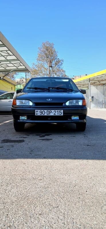 Lada Samara sedan - Kuzov: 4 qapılı sedan, tünd boz rəng - Nömrə