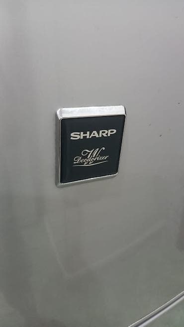 ikinci el monitör: İşlənmiş 2 qapılı Sharp Soyuducu Satılır, rəng - Boz — 4
