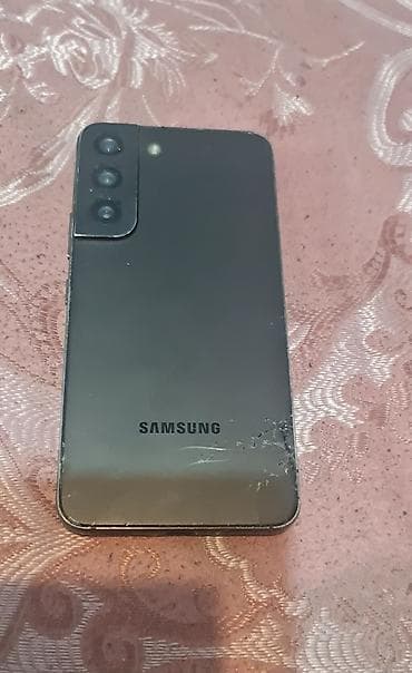 iphone 13 ikinci el satış: Samsung Galaxy S22, 256 GB, rəng - Qara, Qırıq — 1