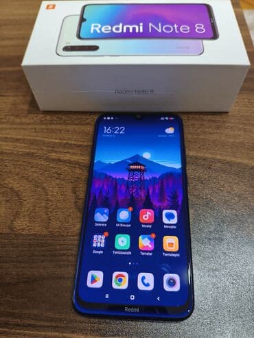 вентиляторы в баку: Xiaomi Mi 8, 64 GB, rəng - Göy, 
 Sensor, Barmaq izi, İki sim kartlı — 1
