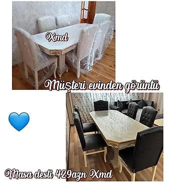 quxna usdolu: Masa və oturacaq dəstləri — 1