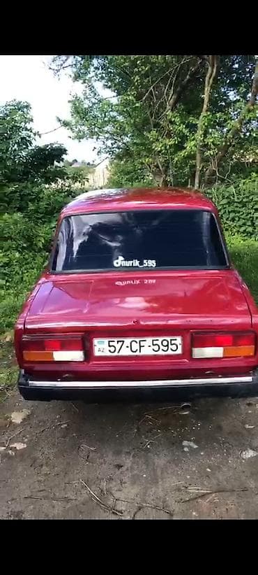 opel vectra a: VAZ 2107, albalı rəngdə, sedan kuzov. Arxa ötürücülü, 4 qapılı klassik — 1