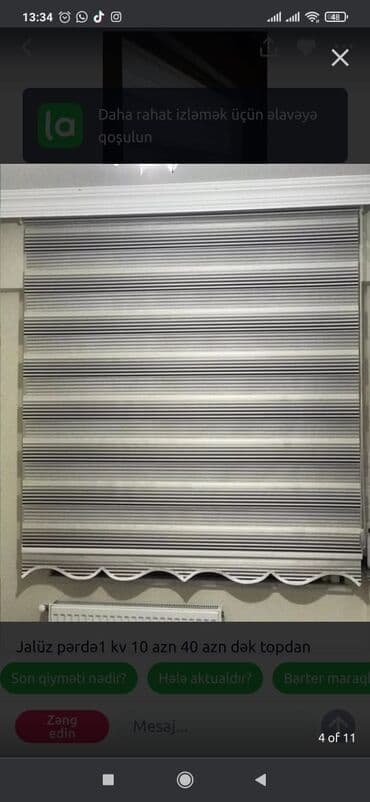 ucuz tüller: Jalüz pərdə ucuz  sok qiymətlər bizdə 2 ya 3 günərzində hazırlama — 23