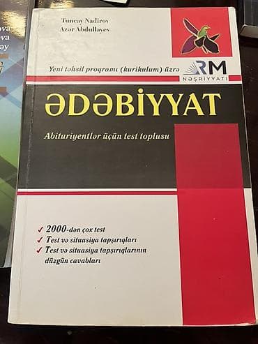 Məhsul: “Ədəbiyyat – Abituriyentlər üçün test toplusu” Müəlliflər — 1